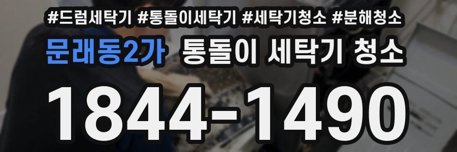 문래동2가 통돌이 세탁기 청소