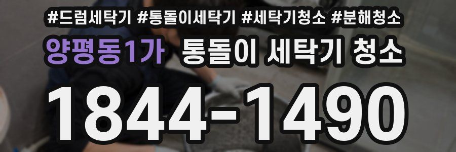 양평동1가 통돌이 세탁기 청소