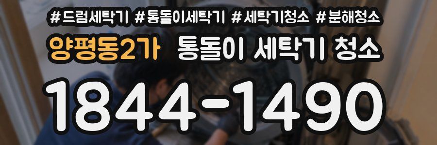 양평동2가 통돌이 세탁기 청소
