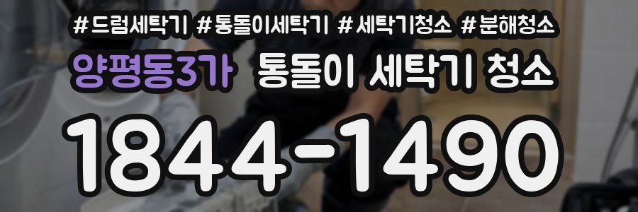 양평동3가 통돌이 세탁기 청소