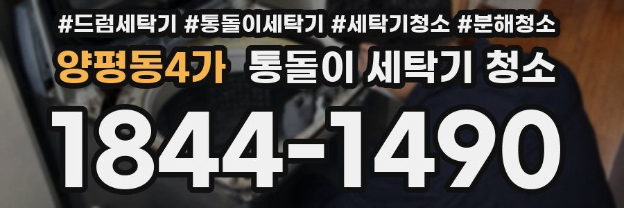 양평동4가 통돌이 세탁기 청소