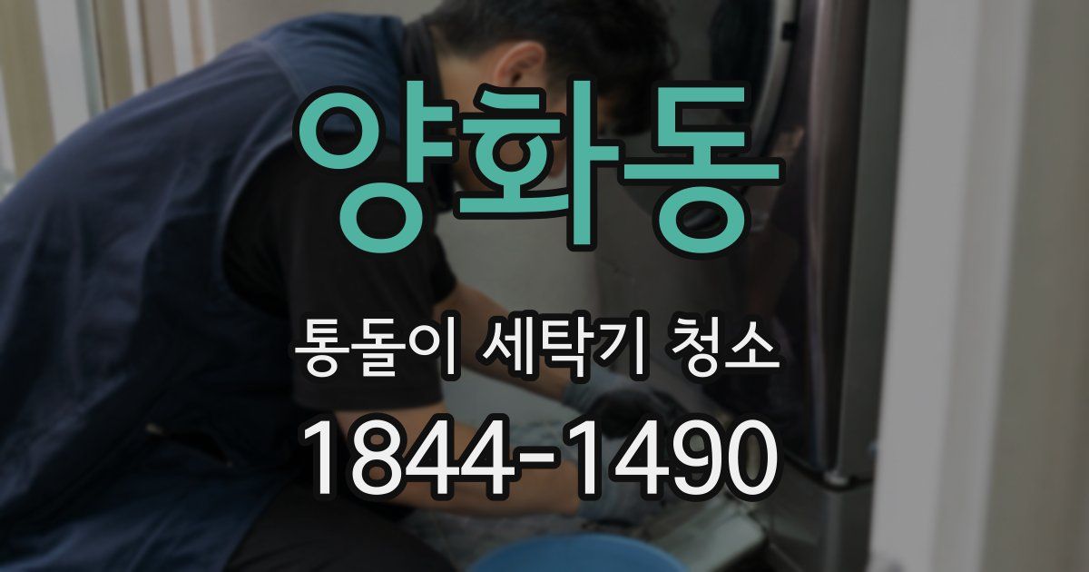 양화동 통돌이 세탁기 청소