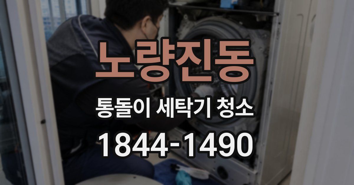 노량진동 통돌이 세탁기 청소