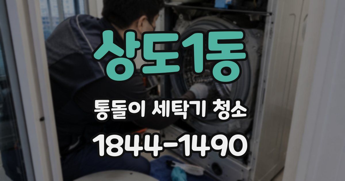 상도1동 통돌이 세탁기 청소