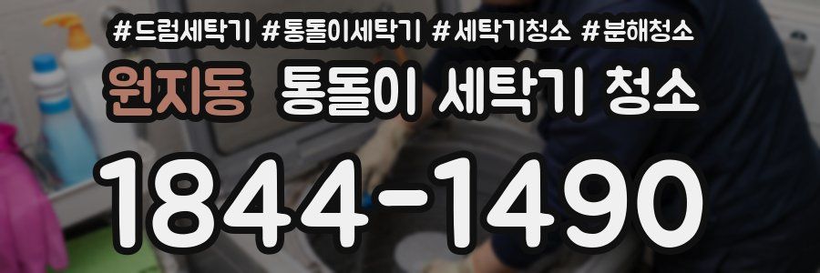 원지동 통돌이 세탁기 청소