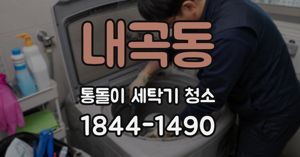 내곡동 통돌이 세탁기 청소