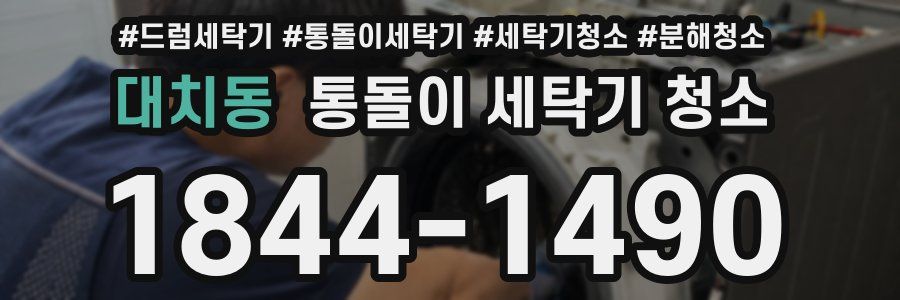 대치동 통돌이 세탁기 청소
