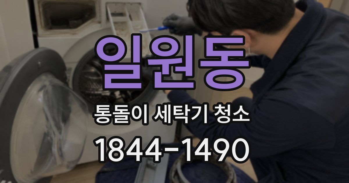 일원동 통돌이 세탁기 청소