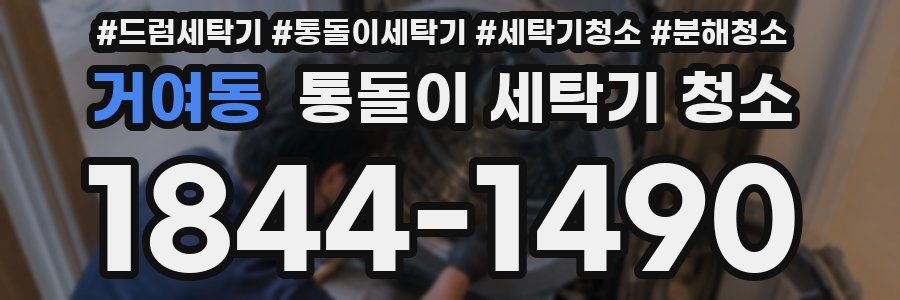 거여동 통돌이 세탁기 청소