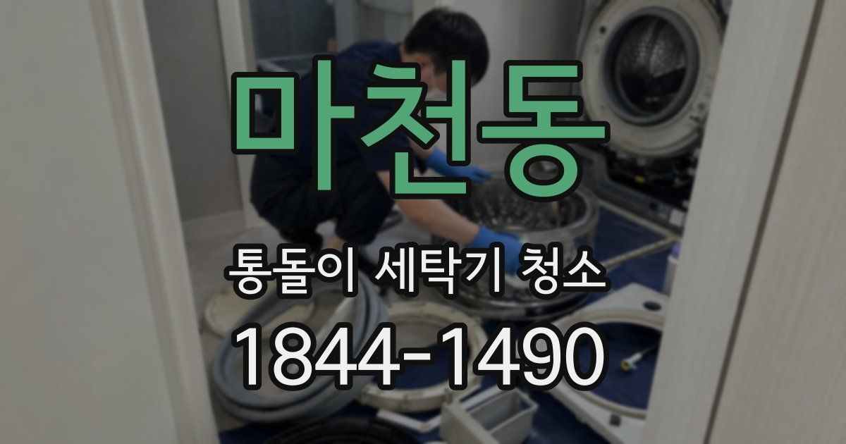 마천동 통돌이 세탁기 청소