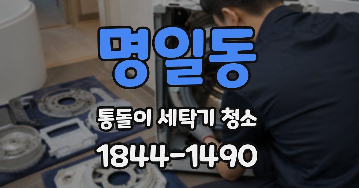 명일동 통돌이 세탁기 청소