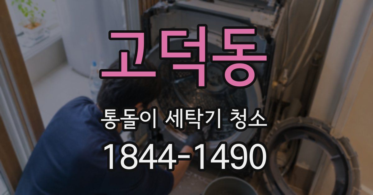 고덕동 통돌이 세탁기 청소