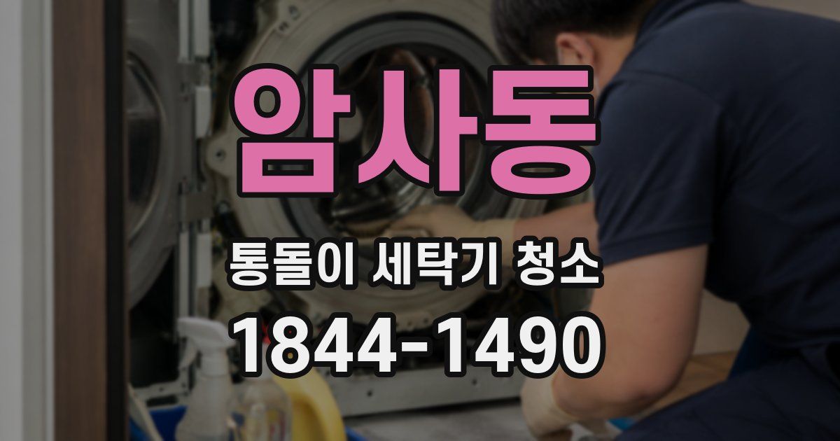 암사동 통돌이 세탁기 청소