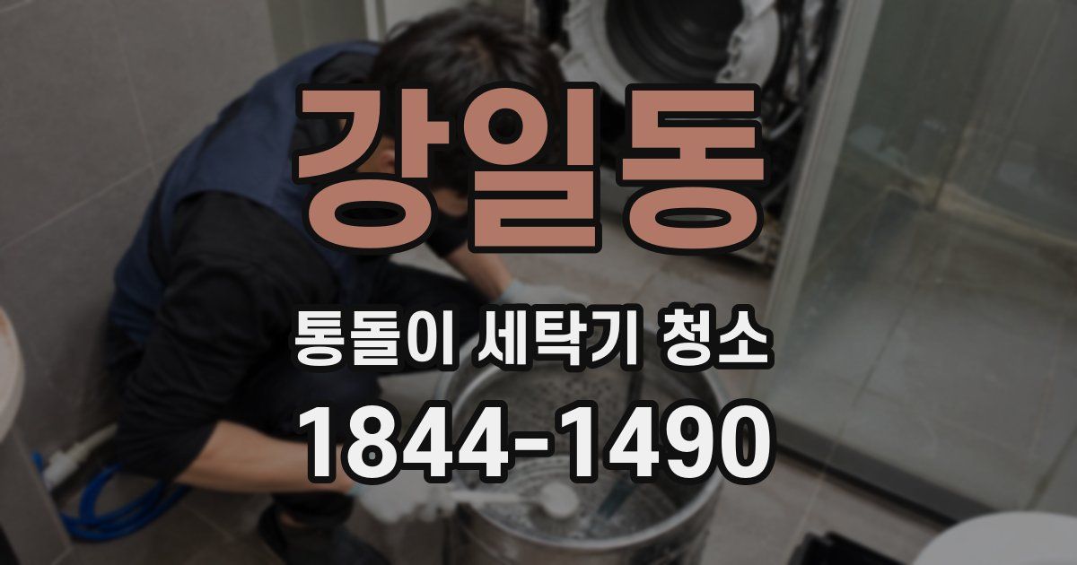강일동 통돌이 세탁기 청소