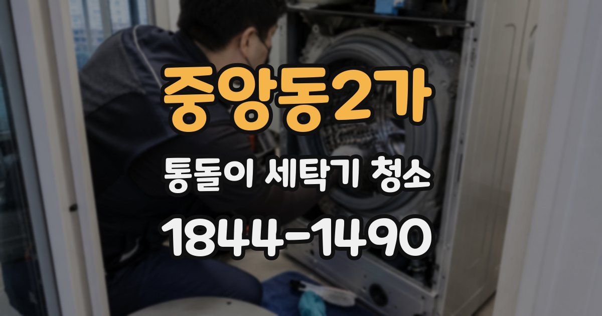 중앙동2가 통돌이 세탁기 청소
