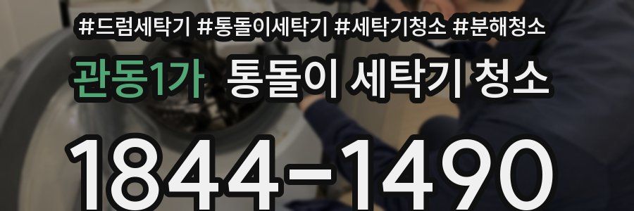 관동1가 통돌이 세탁기 청소
