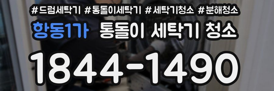 항동1가 통돌이 세탁기 청소