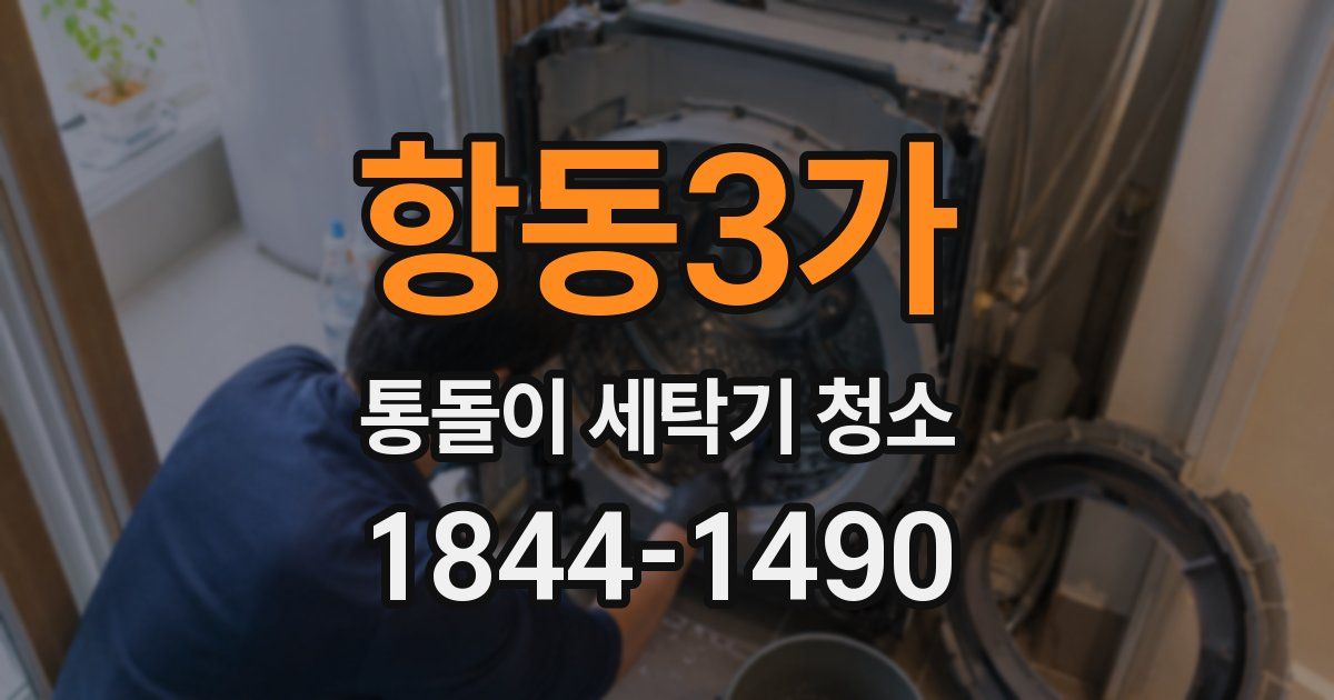 항동3가 통돌이 세탁기 청소
