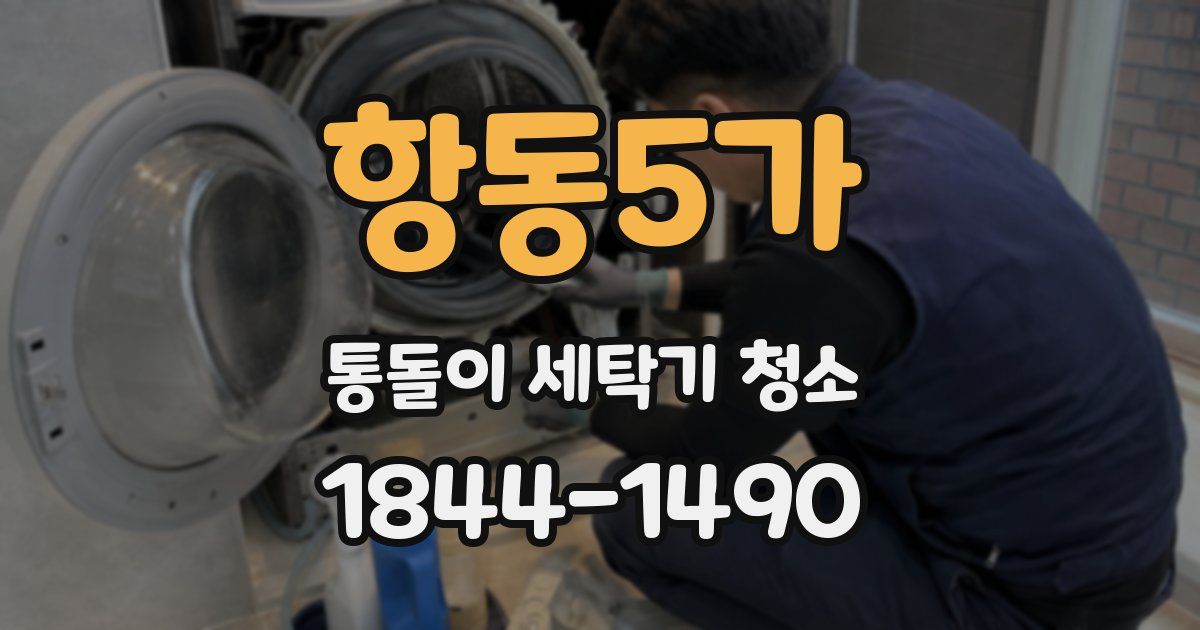 항동5가 통돌이 세탁기 청소