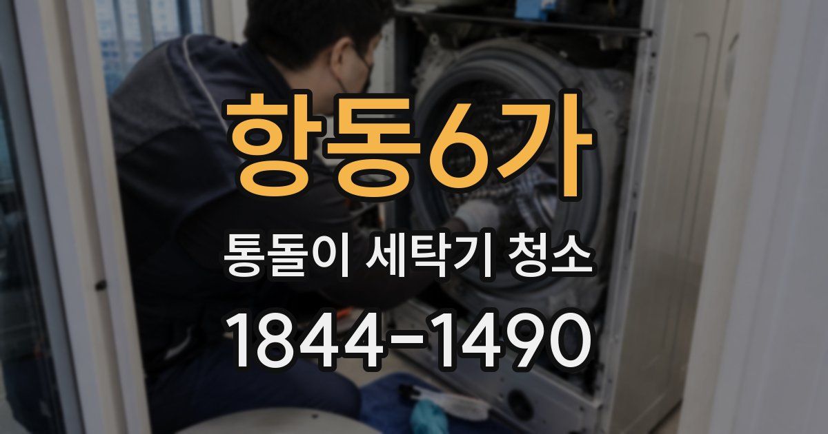 항동6가 통돌이 세탁기 청소