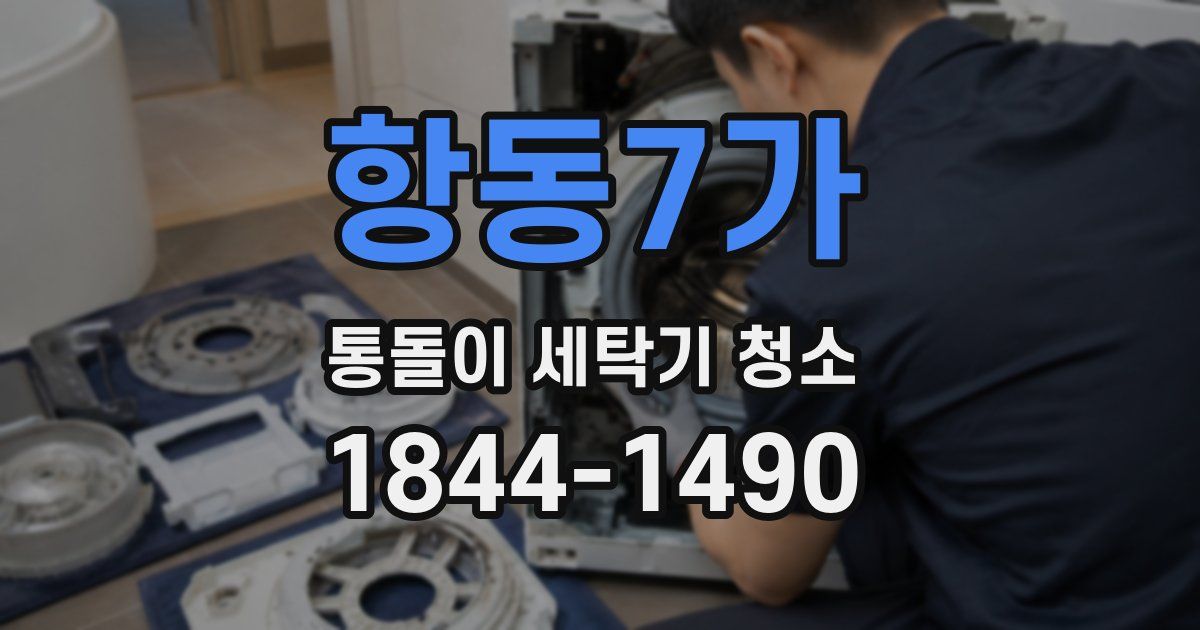 항동7가 통돌이 세탁기 청소