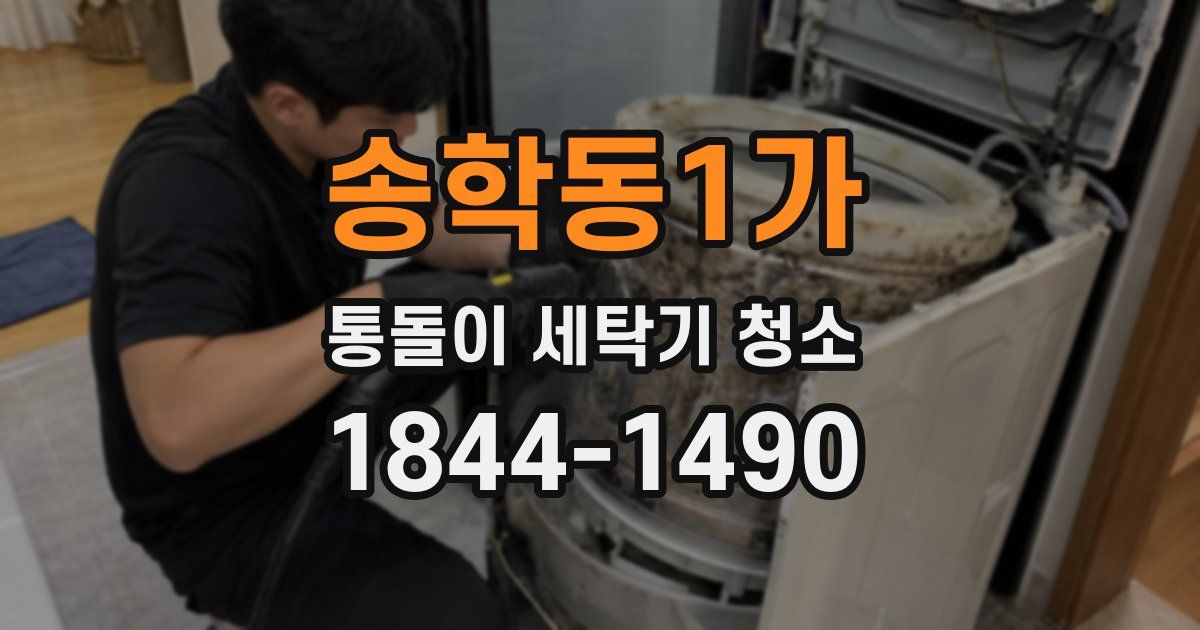 송학동1가 통돌이 세탁기 청소