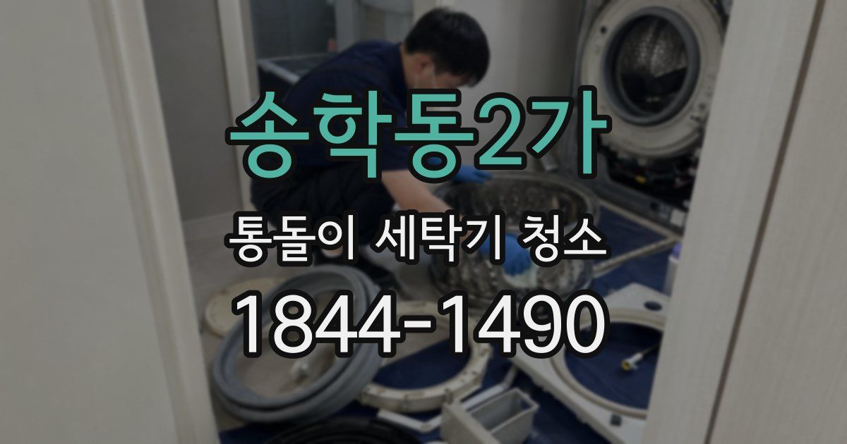 송학동2가 통돌이 세탁기 청소