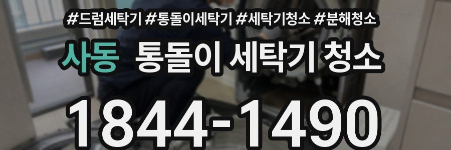 사동 통돌이 세탁기 청소