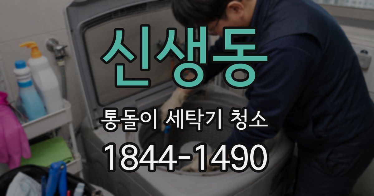 신생동 통돌이 세탁기 청소