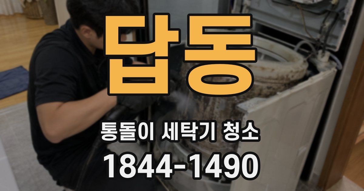 답동 통돌이 세탁기 청소