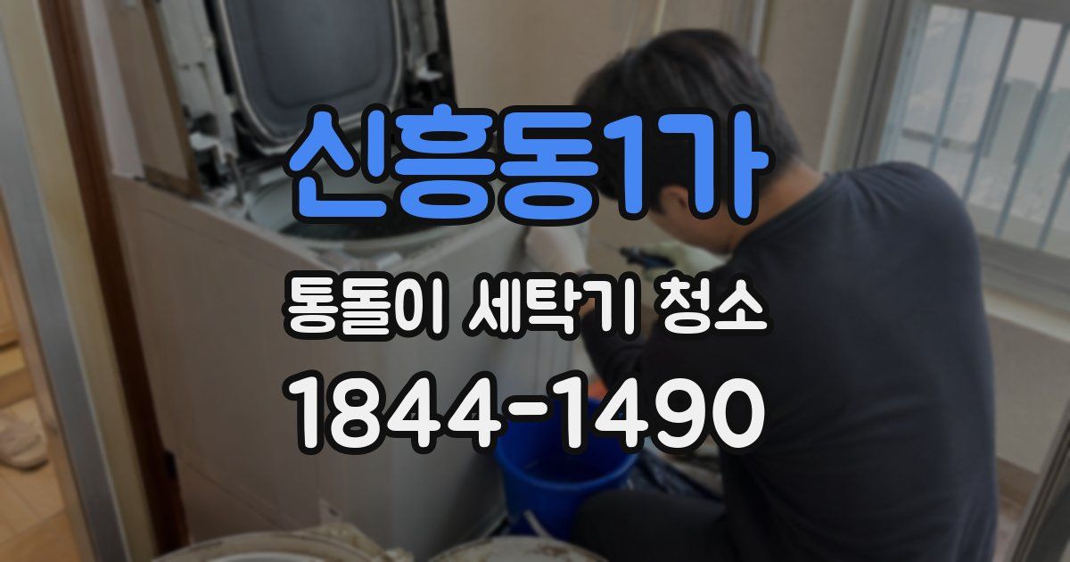 신흥동1가 통돌이 세탁기 청소