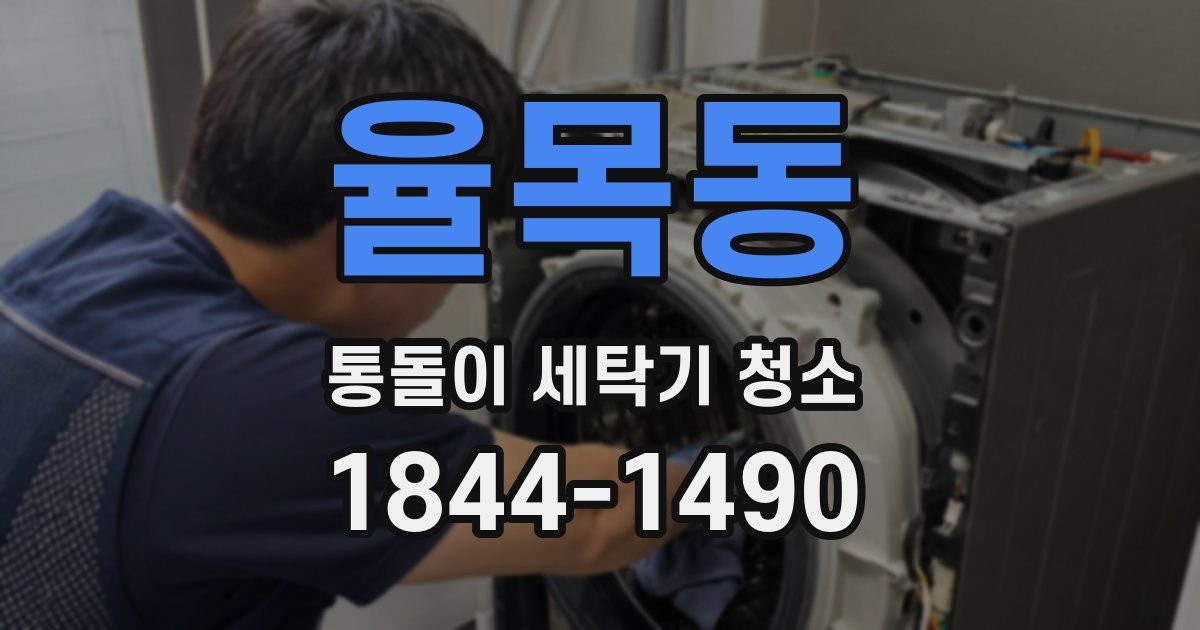 율목동 통돌이 세탁기 청소