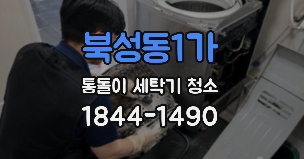 북성동1가 통돌이 세탁기 청소