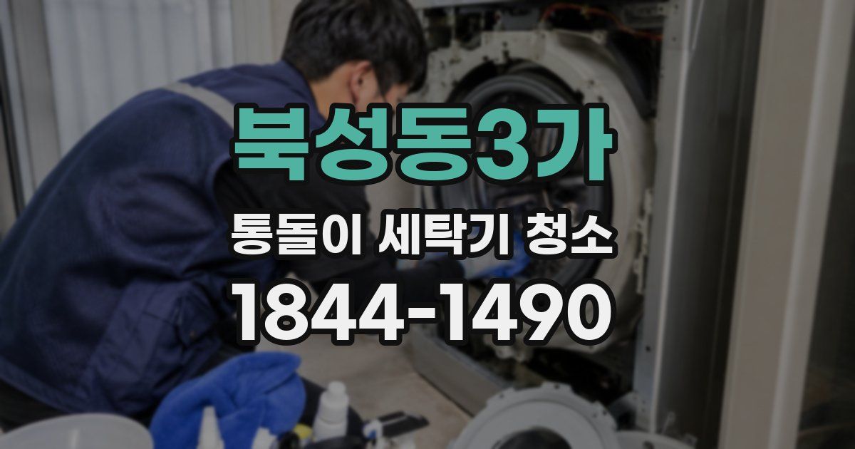 북성동3가 통돌이 세탁기 청소