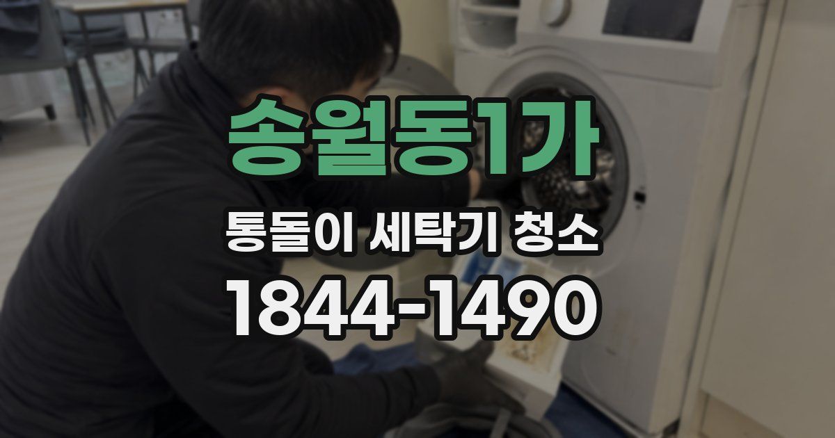 송월동1가 통돌이 세탁기 청소