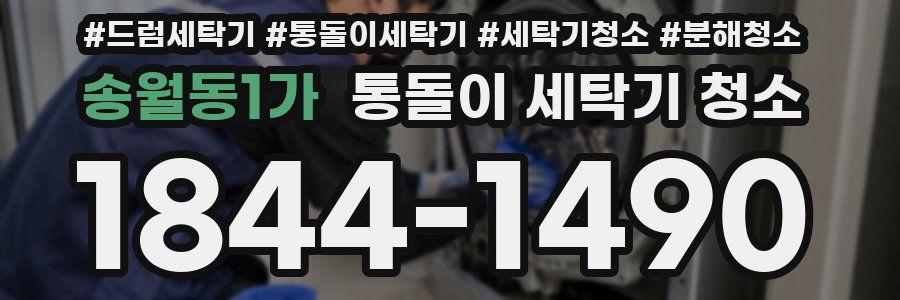 송월동1가 통돌이 세탁기 청소