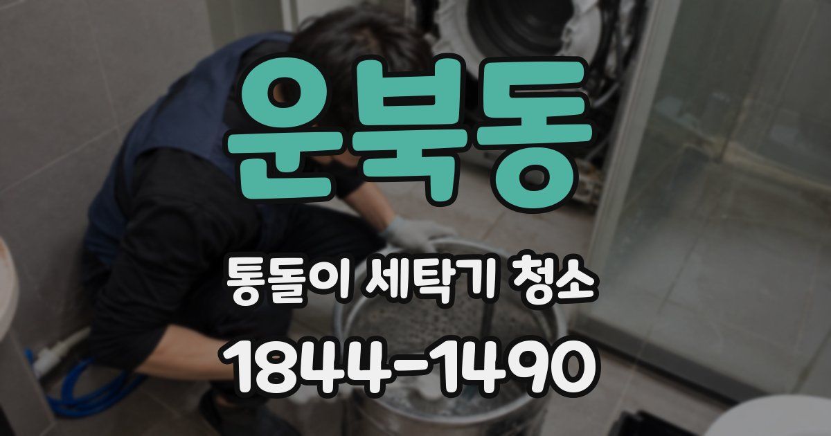 운북동 통돌이 세탁기 청소