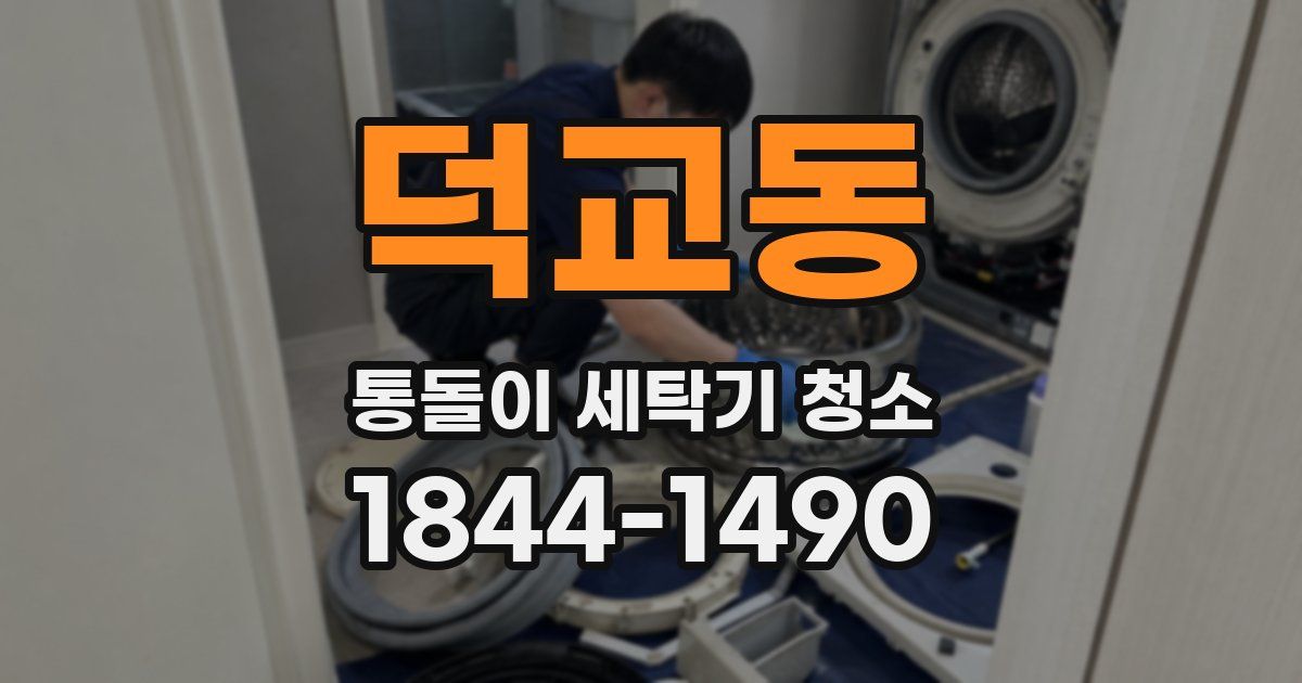 덕교동 통돌이 세탁기 청소