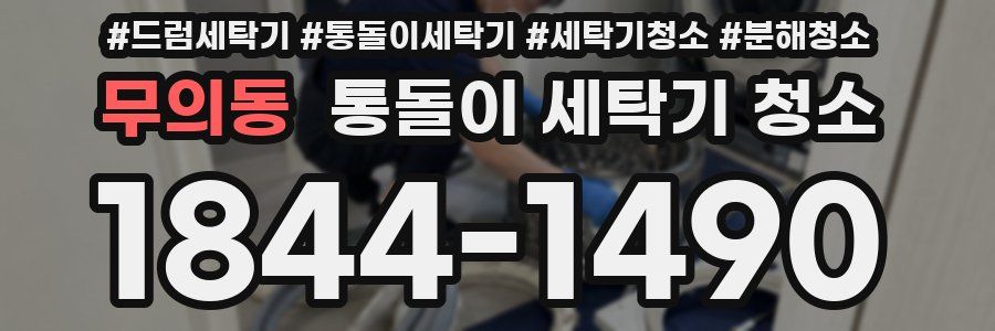무의동 통돌이 세탁기 청소