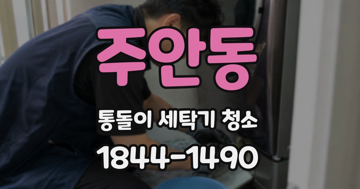 주안동 통돌이 세탁기 청소