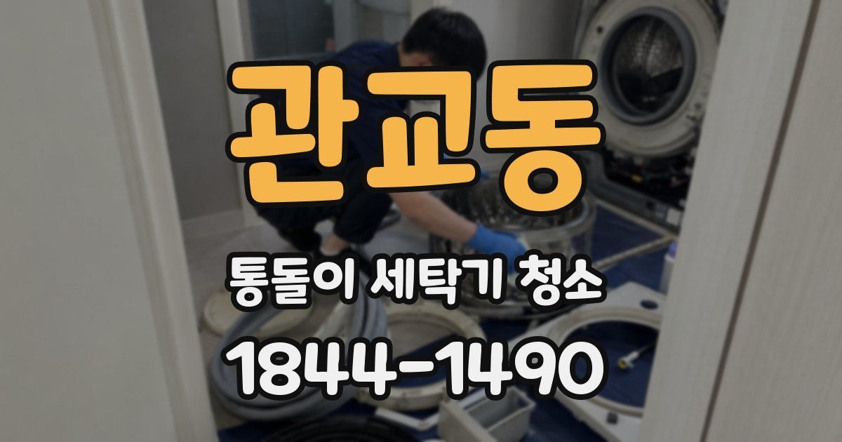 관교동 통돌이 세탁기 청소