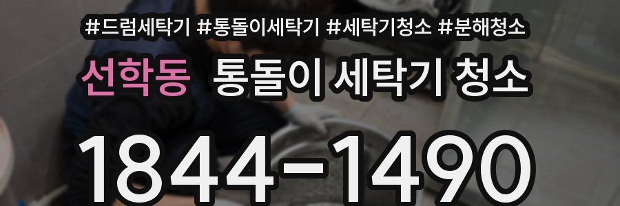 선학동 통돌이 세탁기 청소