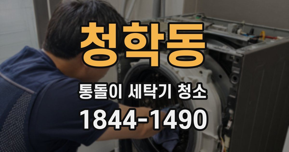 청학동 통돌이 세탁기 청소