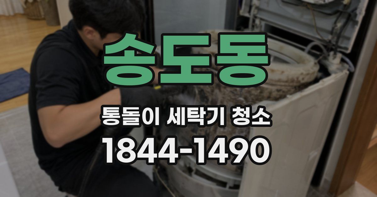 송도동 통돌이 세탁기 청소