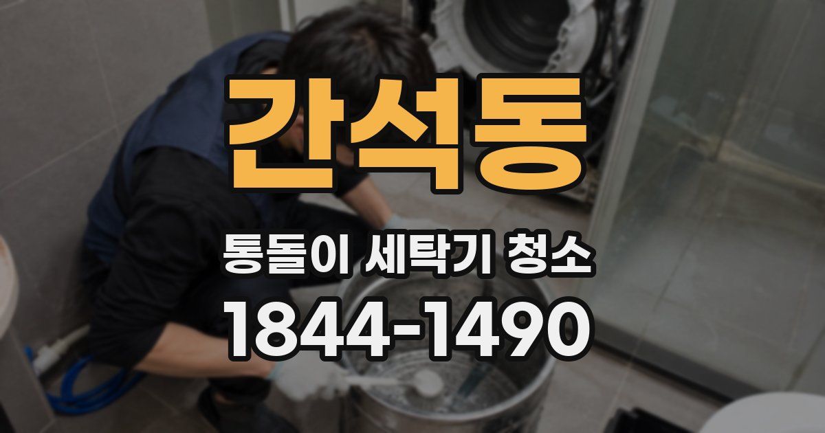 간석동 통돌이 세탁기 청소