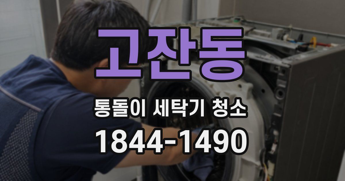 고잔동 통돌이 세탁기 청소