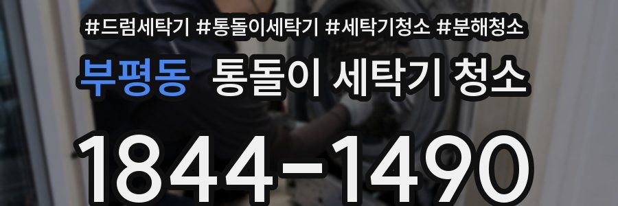 부평동 통돌이 세탁기 청소