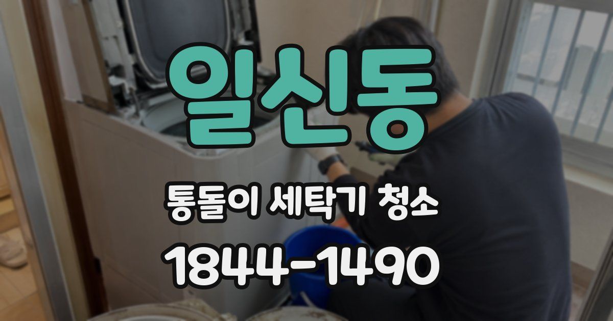 일신동 통돌이 세탁기 청소