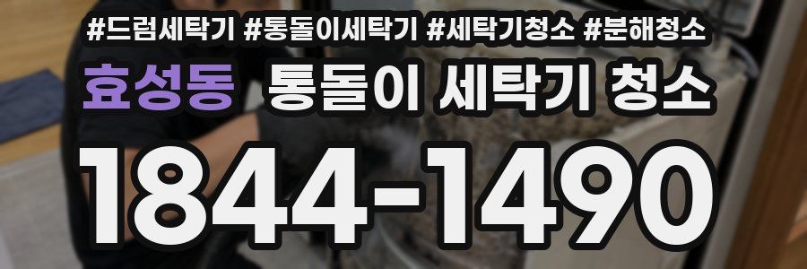 효성동 통돌이 세탁기 청소