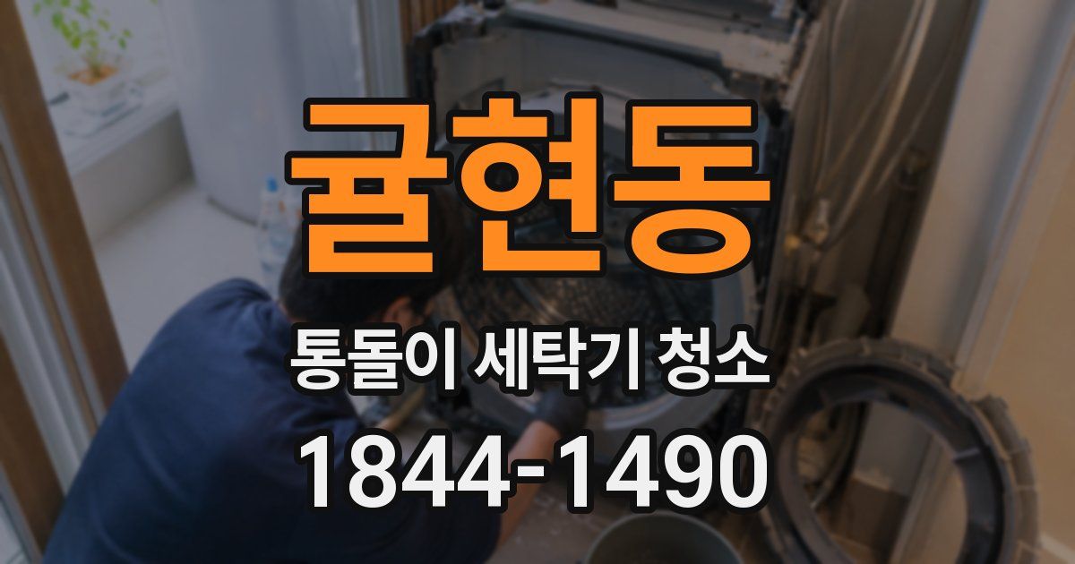 귤현동 통돌이 세탁기 청소